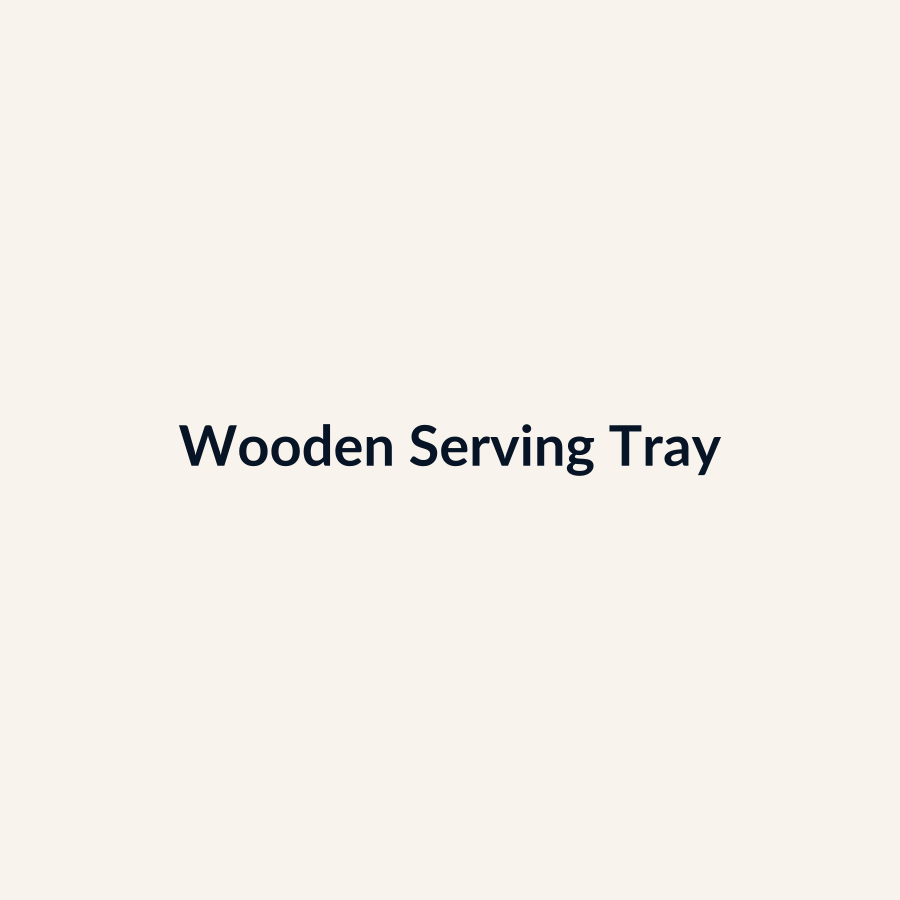 Wooden Serving Tray