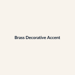 Brass Decorative Accent