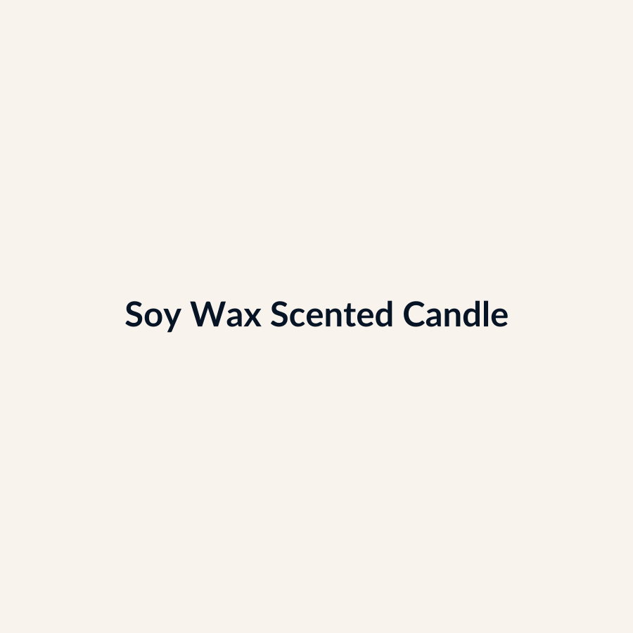Soy Wax Scented Candle