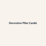 Decorative Pillar Candle