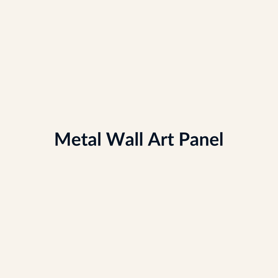 Metal Wall Art Panel