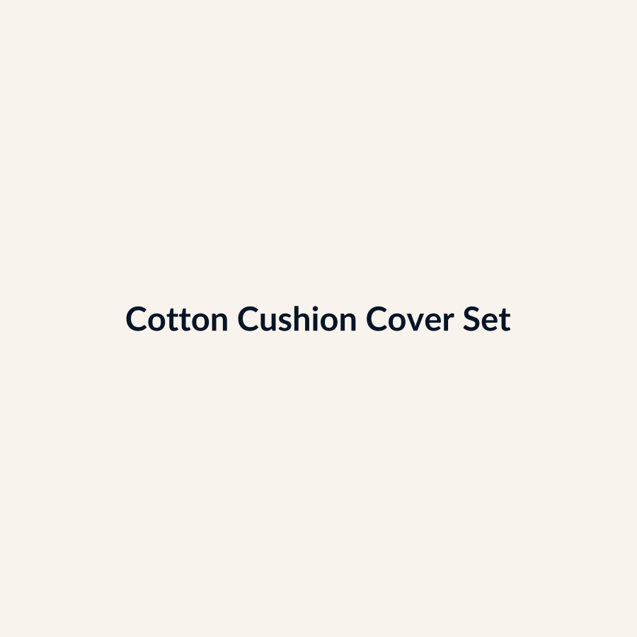 Cotton Cushion Cover Set