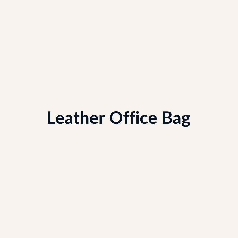 Leather Office Bag