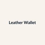 Leather Wallet