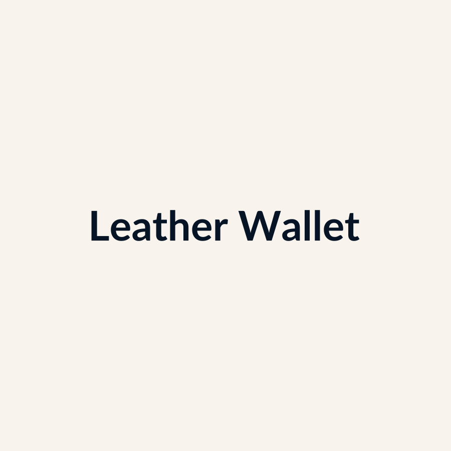Leather Wallet