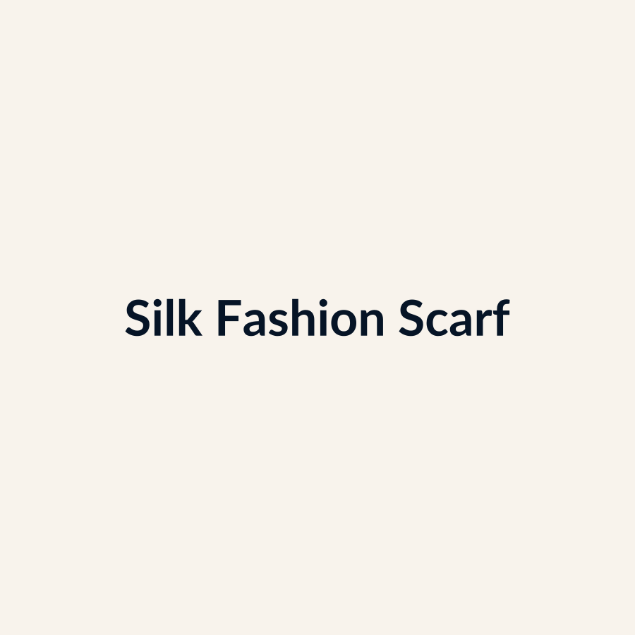 Silk Fashion Scarf