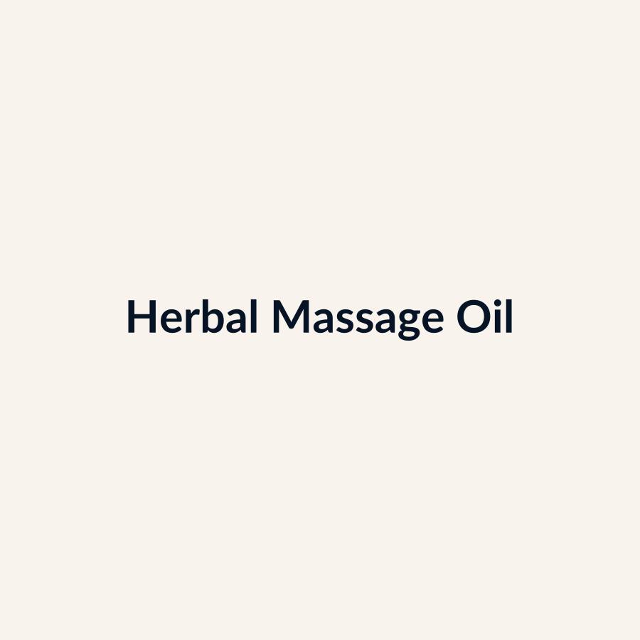 Herbal Massage Oil