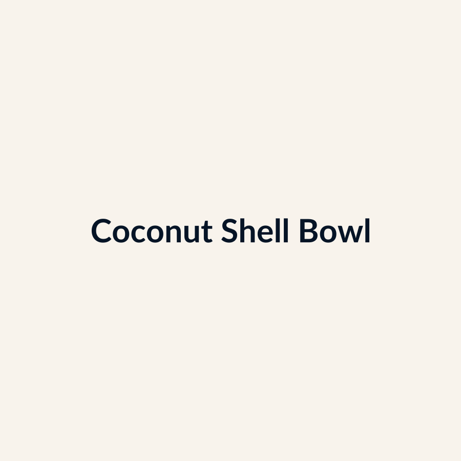 Coconut Shell Bowl