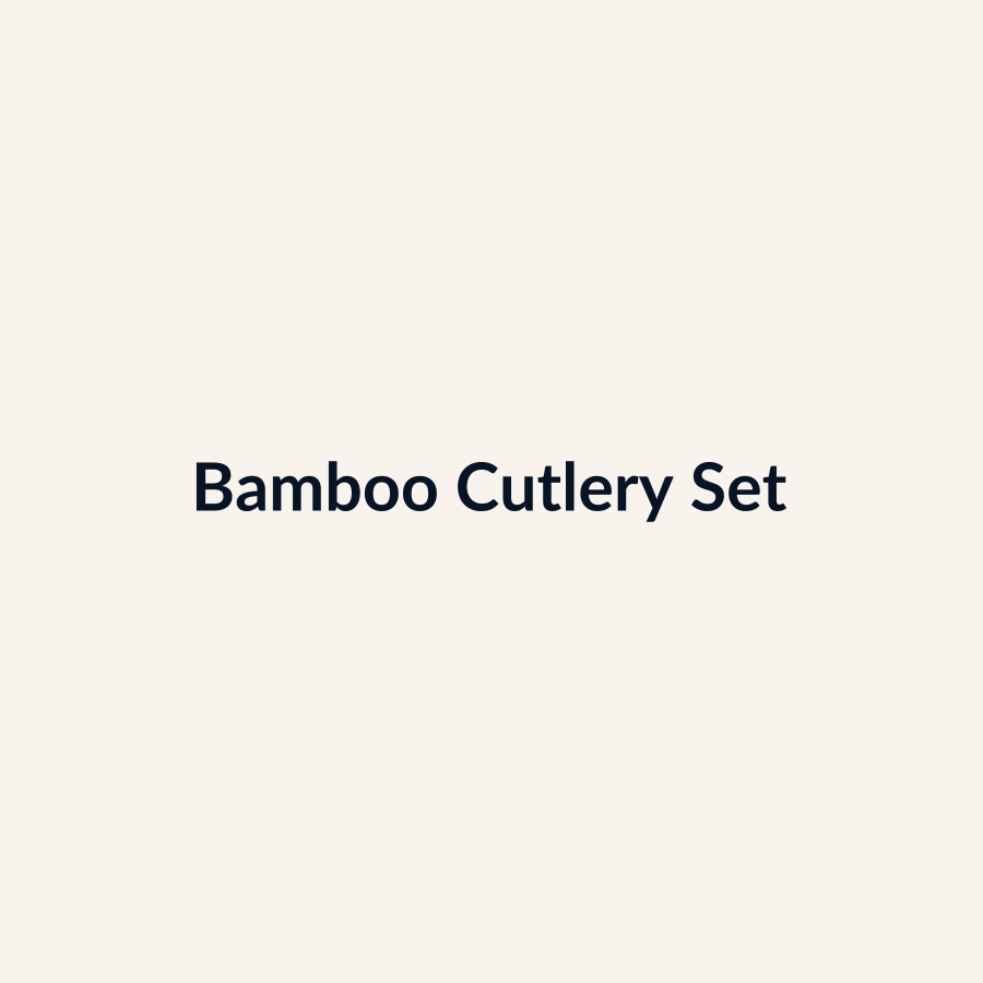 Bamboo Cutlery Set