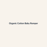 Organic Cotton Baby Romper