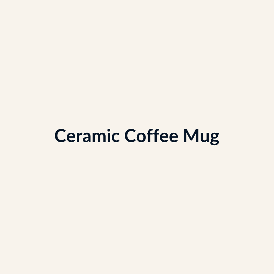 Ceramic Coffee Mug