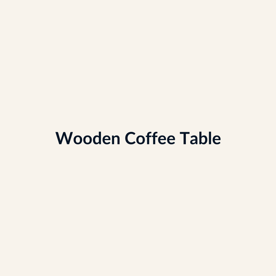 Wooden Coffee Table