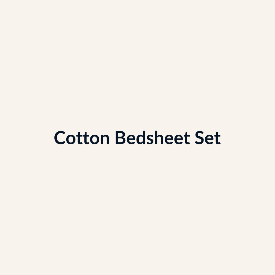Cotton Bedsheet Set